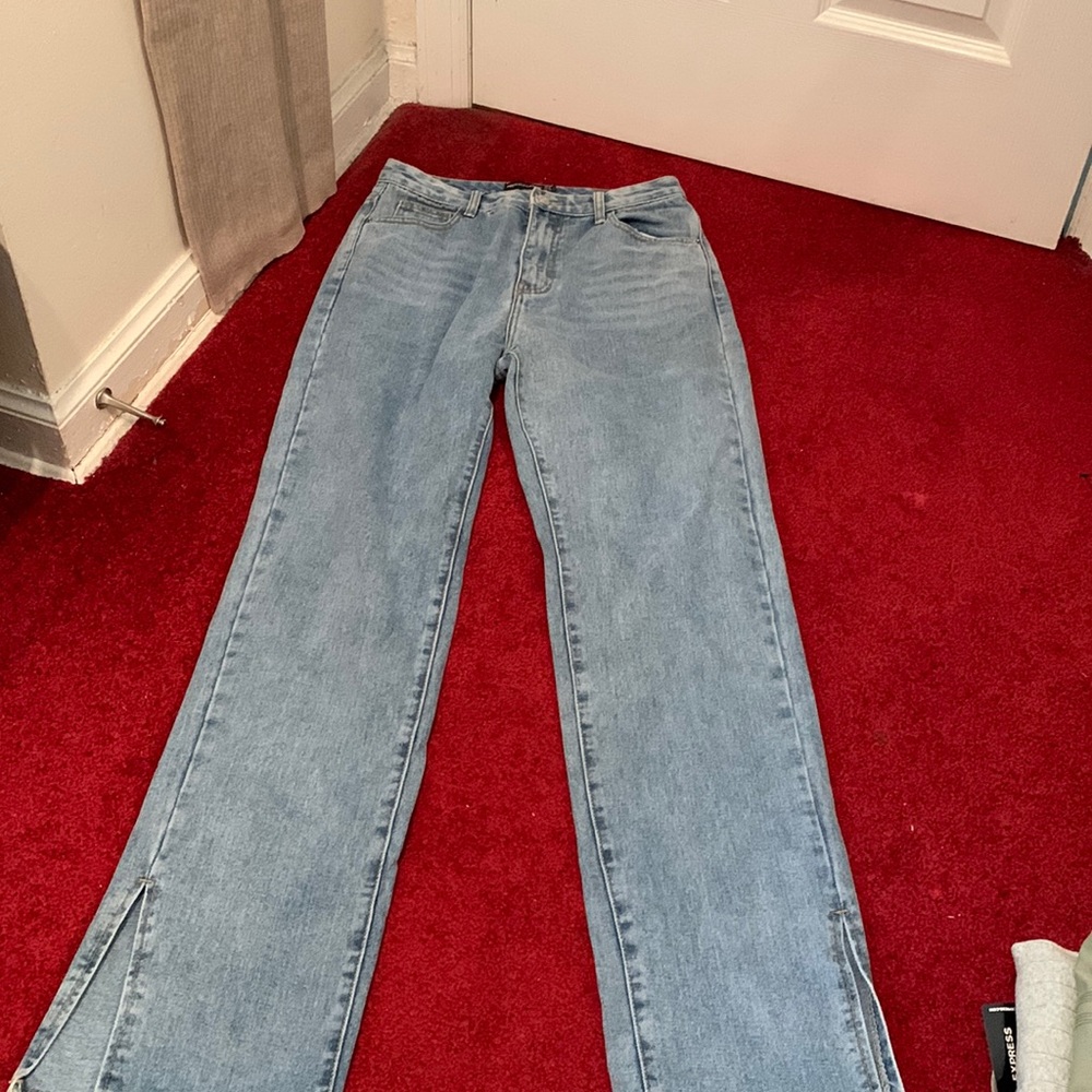 Pretty Little Thing Straight Leg Jeans